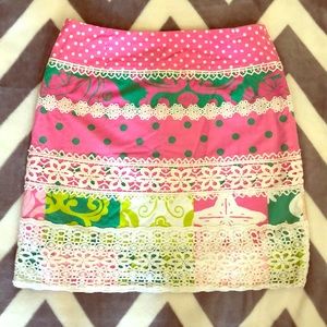 White tag Lilly skirt